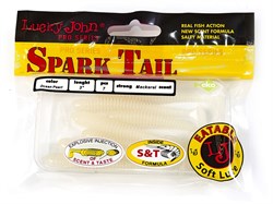 Виброхвосты съедоб. LJ Pro Series Spark Tail 3,0in (07,60)/033 7шт. - фото 10578
