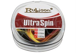 Плетенка Rubicon UltraSpin 0,10мм 8,3 кг Зеленая  - фото 12504