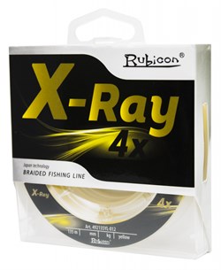 Леска плетеная RUBICON X-Ray 4x 135m Желтая, 0,06 mm 4,9кг - фото 12538