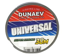 Леска монофил Dunaev Universal 30м 0.24мм 5.20кг - фото 15150