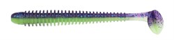Съедобная резина Keitech Swing impact 4" PAL06 Violet Lime Belly - фото 18783