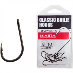 Крючки карповые Kaida Classic Boilie Hooks BC03 №8 (уп.10шт) - фото 21747
