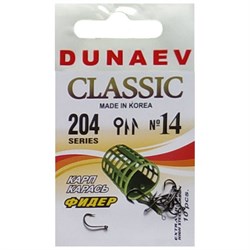 Крючок Dunaev Classic 204 # 14 (упак.10 шт) - фото 22301