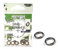 Кольцо заводное HITFISH Split Ring 62108 #2, 5,0 мм/ 8кг - фото 22453