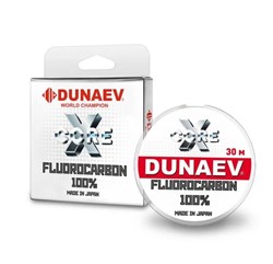 Флюорокарбон DUNAEV X-Core Fluorocarbon 100% 30м 0.117мм 1.17кг - фото 22757