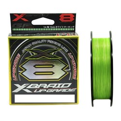 Плетёный шнур YGK X-Braid Upgrade X8 150m #0.8, 0,148мм 16lb 7,2кг green - фото 24602