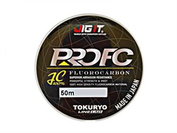 Флюорокарбон Jig It x Tokuryo Fluocarbon Pro FC 2.5 50 m (0,278мм 10,3lb) - фото 26579