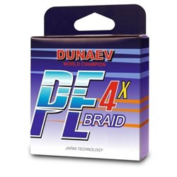 Плетёный шнур DUNAEV BRAID PE X4 150m 0.24мм 15.50кг - фото 29017