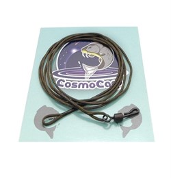 Лидкор с быстросъемным вертлюгом CosmoCarp 45Lb 70см уп.1шт (silt) - фото 29062