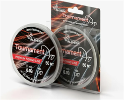 Леска монофильная ALLVEGA "Tournament Pro" 50м 0,09мм (1,07кг) прозрачная 30019 - фото 38402