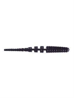 Приманка ZUB-CRAZY LEECH 50мм(2")-10шт, (цвет 701) черный 32785