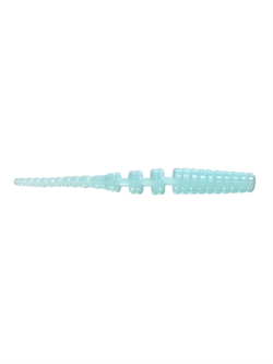 Приманка ZUB-CRAZY LEECH 50мм(2")-10шт, (цвет 502) голубой 32790