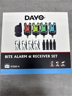 Сигнализатор поклевки набор  Dayo 4+1 с пейджером/ 4 свингера 32919