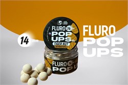 Бойлы плавающие FLURO POP UPS ULTRABAITS (ТИГРОВЫЙ ОРЕХ) 14 мм, банка 30 гр. 32982