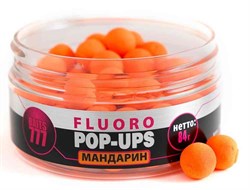 Бойлы Fluoro Pop-Up 777 (Лихоносовы) Мандарин 14мм 84гр 33014