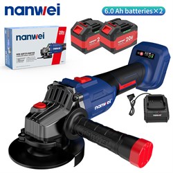 Аккумуляторная УШМ (Болгарка) NANWEI NW-A8131/A8132, 20B, 6AH*2 33033