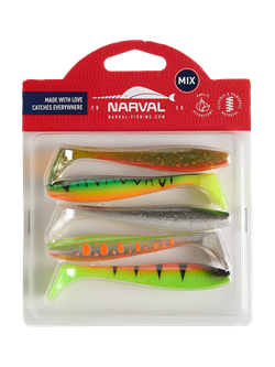 Мягкие приманки Narval Fishing Choppy Tail 10cm Mix #M04 33254