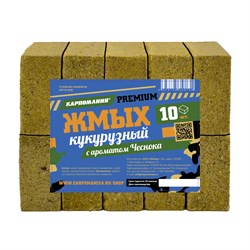 Жмых кукурузный с ароматом чеснока PREMIUM 33583