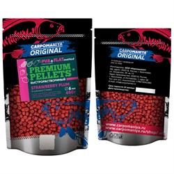 Пеллетс STRAWBERRY + PLUM (клубника + слива) 6 мм быстрорастворимый 33589