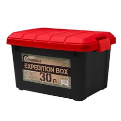Ящик многофункциональный Следопыт Expedition Box (30 л) черный/красный 33683
