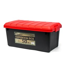 Ящик многофункциональный Следопыт Expedition Box (50 л) черный/красный 33685