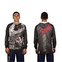 Джерси с капюшоном Nautilus Monster pike цв. black р-р.  XL 33716