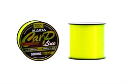 Леска KAIDA Carp Line Sinking Fluo Yellow 1000м 0.370мм  - фото 5502
