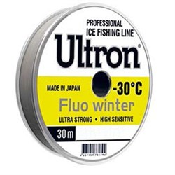 Леска ULTRON Fluo Winter 0,22мм 5.5кг 30м флуоресцентная - фото 5932