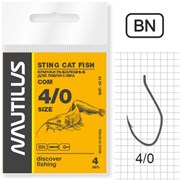 Крючок Nautilus Stinng Cat Fish Сом SCF-1219BN № 4.0 (уп. 4шт)