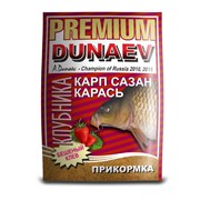Прикормка DUNAEV PREMIUM КЛУБНИКА 1 кг