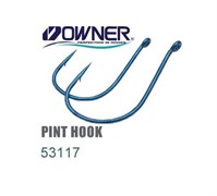Крючки Owner 53117 Pin Hook blue №6 (уп. 10шт)
