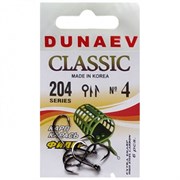 Крючок Dunaev Classic 204 # 4 (упак. 6 шт)