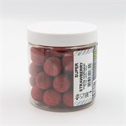 Бойлы Rhino растворимые насадочные Super Strawberry (супер клубника) 18 мм, банка 150 гр