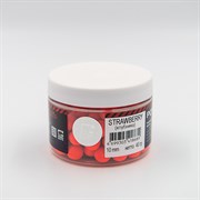 Бойлы Rhino Pop-up, 10 mm, 40 гр, Strawberry (клубника), красный флюро