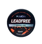 Ледкор без свинцового сердечника Kaida Leadfree 10м 54lbs, 24.4kg, Brown blak 29514