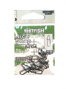 Застежка HITFISH Nice snap 62104 №000 4кг уп. (11 шт) 29517