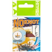 Застежка безузловая HitFish No Knot Clip №2 13lb 5,8кг (уп.14шт) 29537