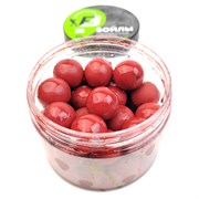 Бойлы варёные насадочные (в дипе) Fishing Band Strawberry 20 мм 200 гр 29564