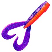 Приманка ZUB-FROGGY 101мм(4")-3шт, (цвет 021) фиолетовый верх-красный низ 32709