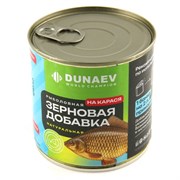 Добавка зерновая к прикорму "Dunaev" Карась МЕТАЛЛОБАНКА 400 мл. 33245
