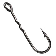 Одинарный крючок CF Round bent fixative shank №12  уп.15шт 33330