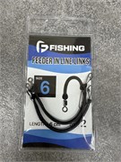 F-FISHING Отвод для кормушки Feeder In Line Links 6см 2шт 34012