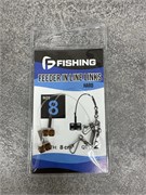 F-FISHING Отвод для кормушки Feeder In Line Links Hard 8см 2шт 34013