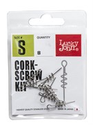 Спирали LJ Pro Series CORKSCROW KIT S для крепл. силикон. приманок 8шт. 34091