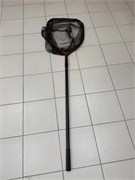 Подсачек телескопический  55х350 см с прорезиненной сеткой. 34098