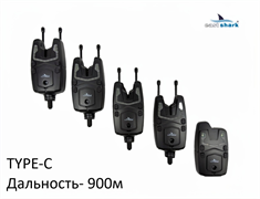Набор сигнализаторов с пейджером EastShark Carp Detekt SET (4+1) 34106