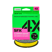 Плетеный шнур Sufix SFX 4X желтая 135 м 0.148 мм 7 кг PE 0.8 34144