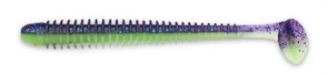 Приманка силиконовая Keitech Swing Impact 3.5" PAL #06 Violet Lime Belly 34179