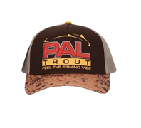 Бейсболка PAL Trout Cap PVC-2503 коричневая 34194