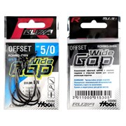 RUZZA Крючок офсетный Offset Hook Wide Gap №5/0 5шт 34509